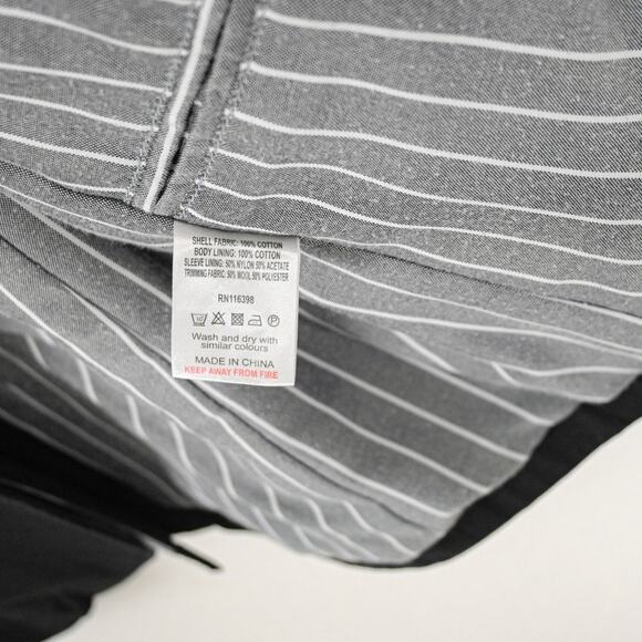 Rogues Galley Men's Cotton Blazer Jacket charcoal black size Medium - Picture 7 of 10